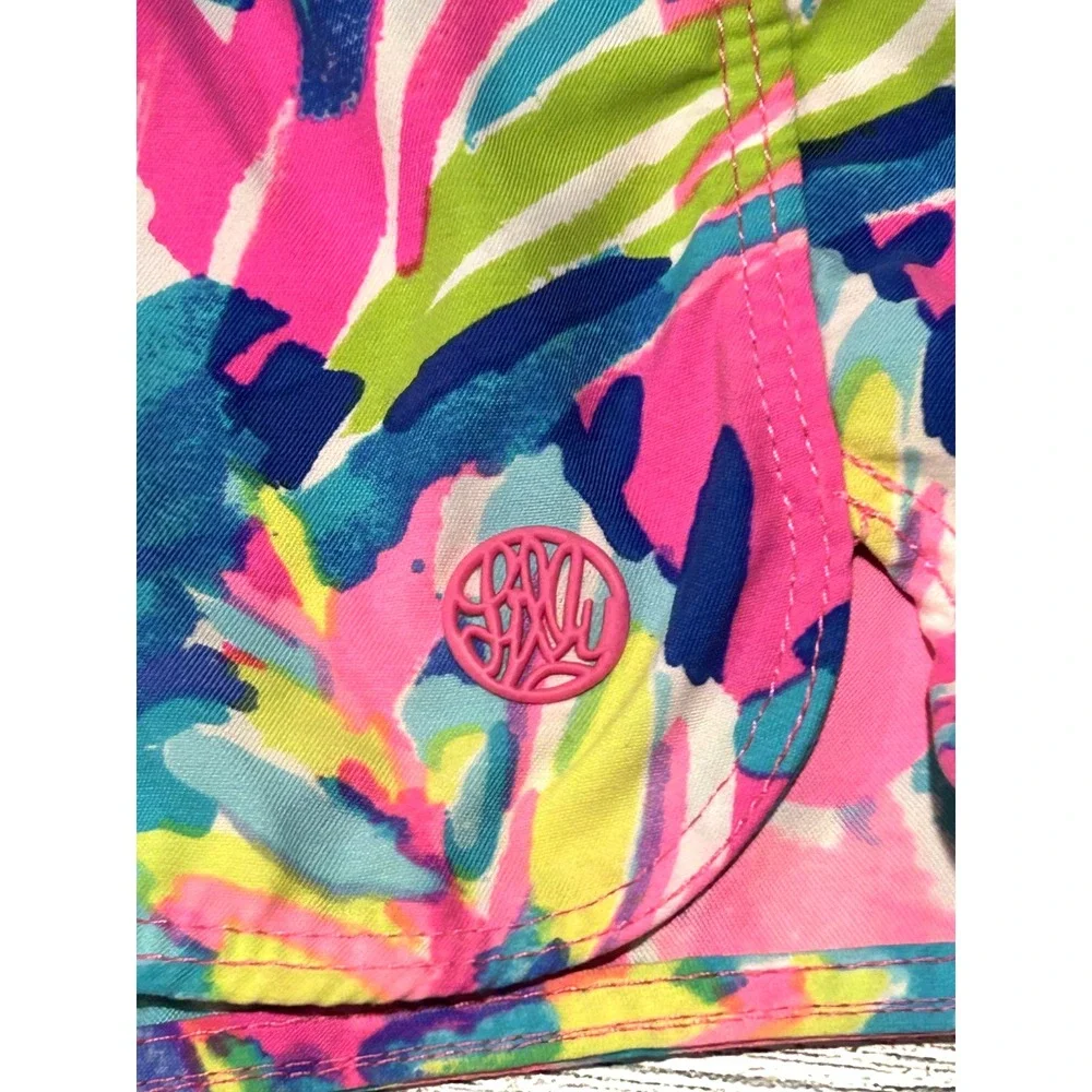 Womens‎ Lilly Pulitzer Rare Gumbo Limbo Runaround Giraffe swim shorts SMALL